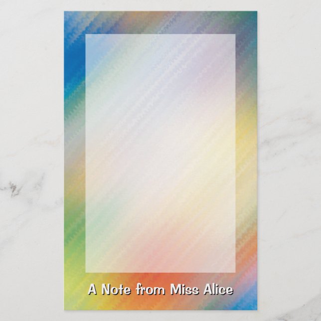 Färgrik brevpapper (Framsida)