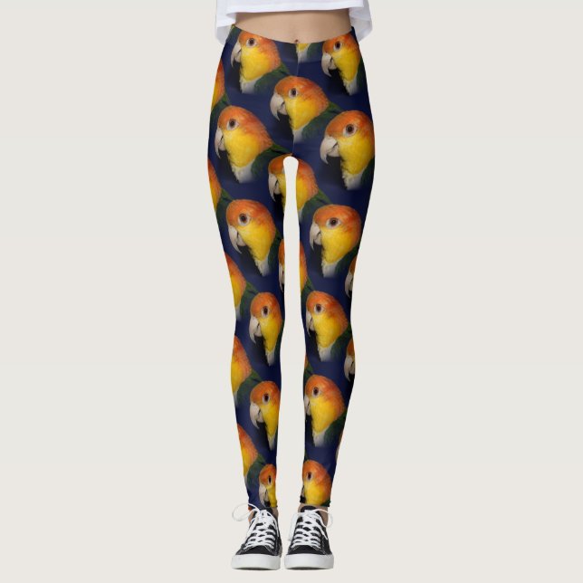 Färgrik Caiquepapegoja Leggings (Framsida)