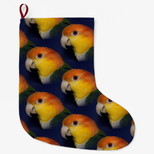 Färgrik Caiquepapegoja Stor Julstrumpa