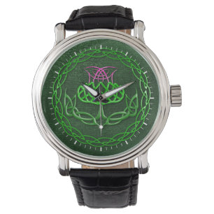 Färgrik Celtic fnurraThistle Armbandsur