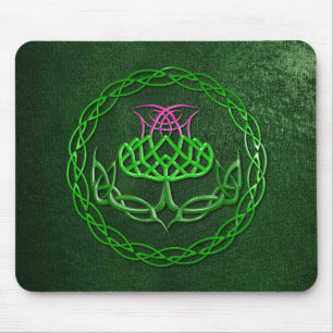 Färgrik Celtic fnurraThistle Musmatta