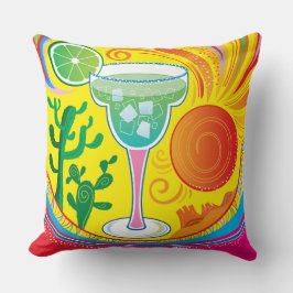 Färgrik Cocktail Kudde