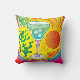 Färgrik Cocktail Kudde