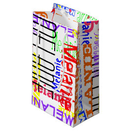 Färgrik Collage för personliganpassningsbarnamn