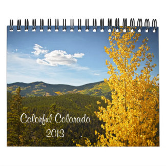 Färgrik Colorado 2013 kalender