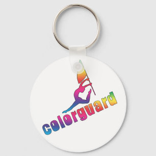 Färgrik colorguardkeychain nyckelring