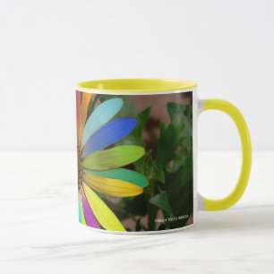 Färgrik Daisy-Kaffe/Teamugg Mugg