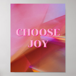 Färgrik design, välj glädjeaffisch  poster