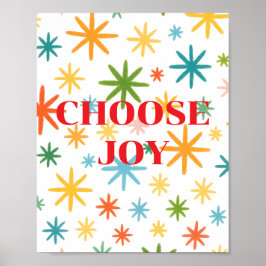 Färgrik design, välj glädjeaffisch  poster