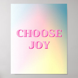 Färgrik design, välj glädjeaffisch  poster