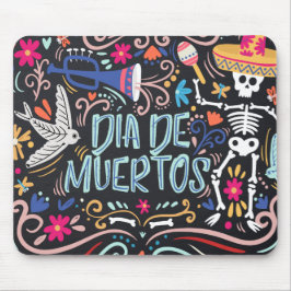 Färgrik Diameter de los Muertos | Mousepad Musmatta