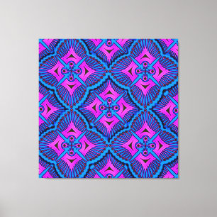 Färgrik Digital 3D Canvas Konst – Perfekt Vägg Dek