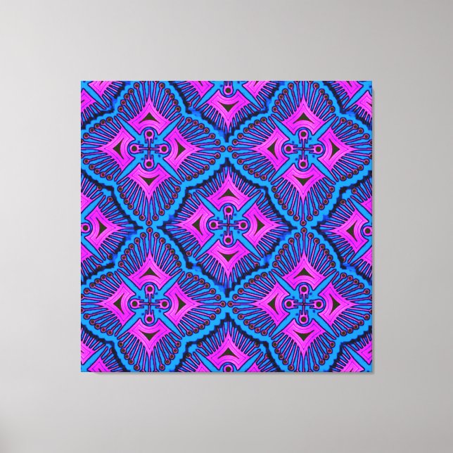 Färgrik Digital 3D Canvas Konst – Perfekt Vägg Dek (Framsida)