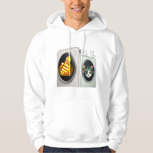 Färgrik Digital Art Hoodie – Livlig & Stilig Jag