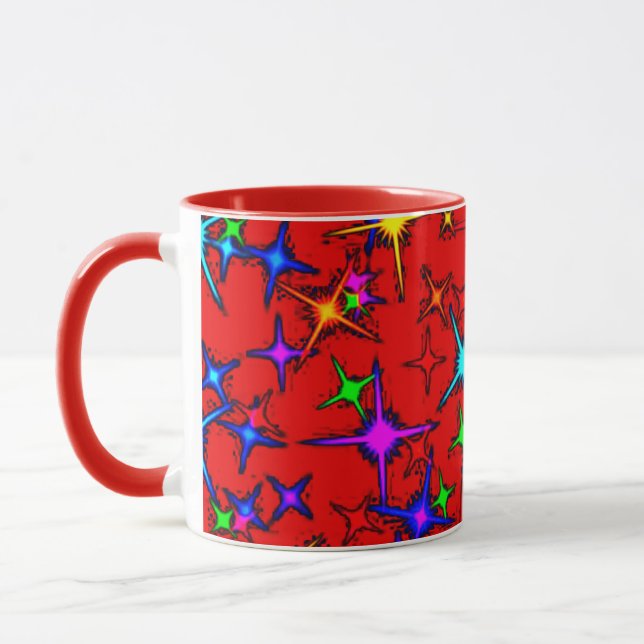 Färgrik Digital Design Combo Mugg – Den Perfekta S (Vänster)
