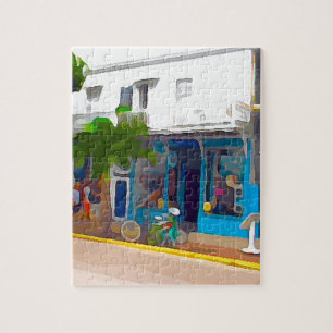 Färgrik diversehandel i Key West Pussel