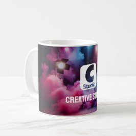 Färgrik djärv mugg med kreativ design för kontoret