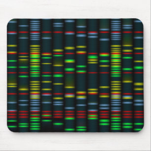 Färgrik DNA som identifierar med fingeravtryck Musmatta