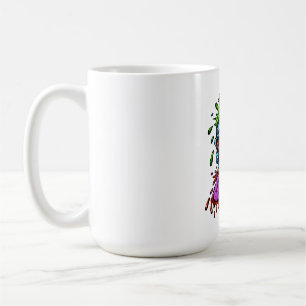 Färgrik Dödskalle Explosion Kaffemugg