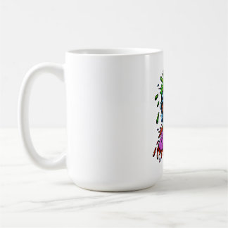 Färgrik Dödskalle Explosion Kaffemugg