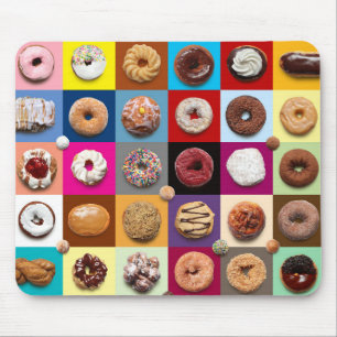 Färgrik donutsmousepad musmatta