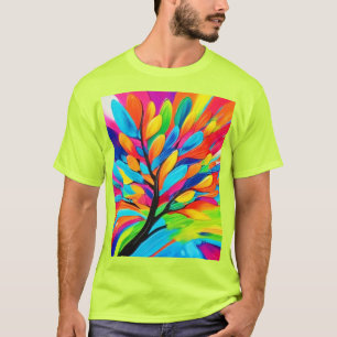 Färgrik drömmarnas träd t shirt