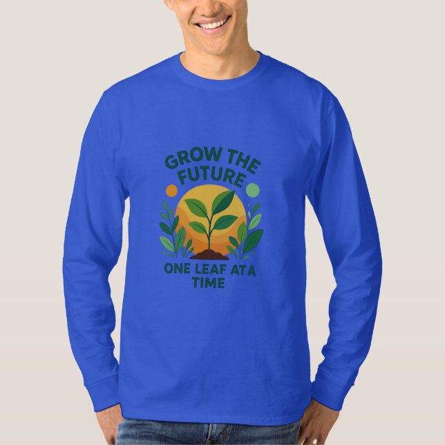 Färgrik Eco Harmony – Modern Natur & Hållbarhet T Shirt (Framsida)