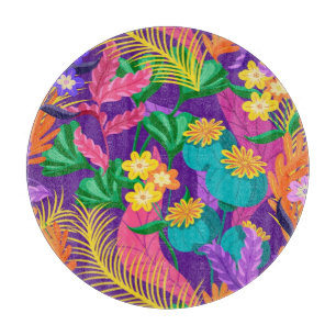 Färgrik Exotisk Blommig Mönster-23148