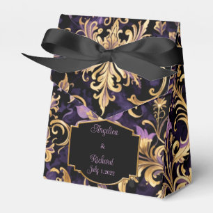 Färgrik, Extravagant, Lila och Guld Presentaskar