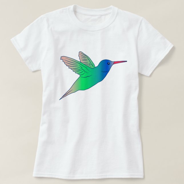 Färgrik Fågel Grafik T Shirt (Design framsida)