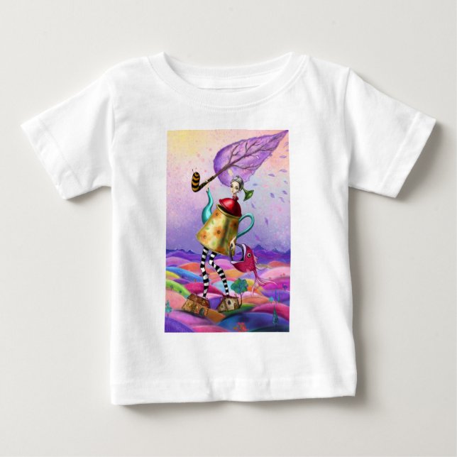Färgrik Fantasi Baby T-Shirt (Framsida)