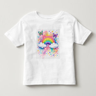 Färgrik Fantasi Gatukonststil T Shirt