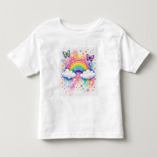 Färgrik Fantasi Gatukonststil T Shirt