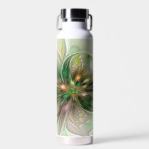Färgrik Fantasi Modern Abstrakt Fraktal Blomma