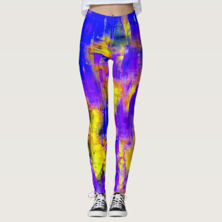 Färgrik färgsprut #10 leggings