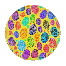 Färgrik Fingeravtryckssymfoni