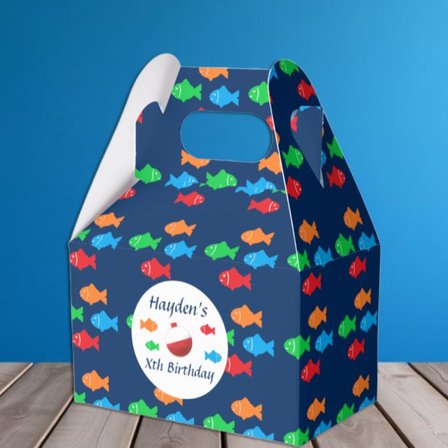 Färgrik Fisk Födelsedag Presentaskar (Skapare uppladdad)