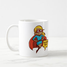 Färgrik flygtoppenmamma kaffemugg