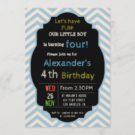 FÄRGRIK FÖDELSEDAGINBJUDAN FÖR POJKAR I NÅGRA INBJUDNINGAR