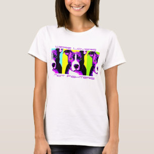 Färgrik för kämpegrop för älskare inte skjort t-shirt