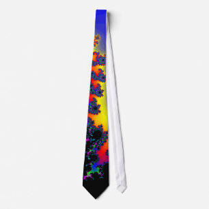Färgrik Fractaldesign: Slips/Tie Slips
