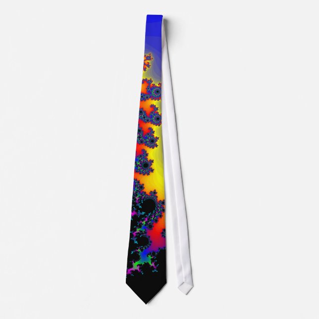 Färgrik Fractaldesign: Slips/Tie Slips (Framsida)