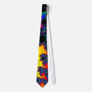 Färgrik Fractaldesign: Slips/Tie Slips