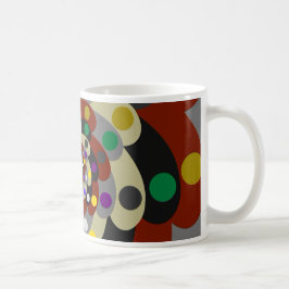 Färgrik Fractalstil Kaffemugg