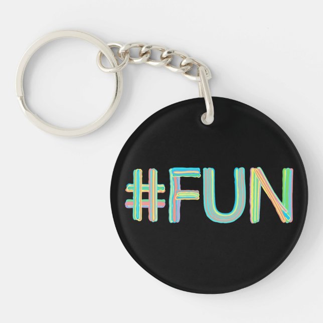 Färgrik #FUN-tecken-design (Framsidan)