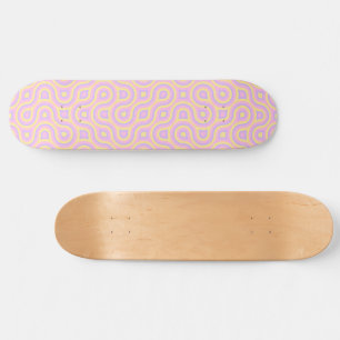 Färgrik Funky Truchet Mini Skateboard Bräda 18,5 Cm