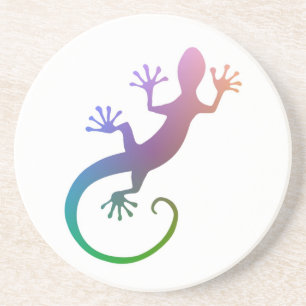 Färgrik Gecko Underlägg Sandsten