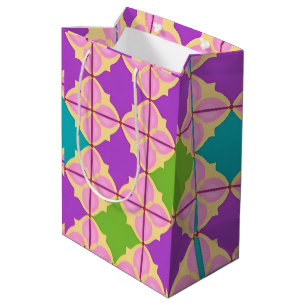 Färgrik geometrisk abstrakt design