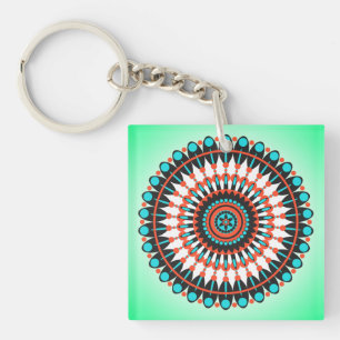 Färgrik geometrisk mandala-konst-46456