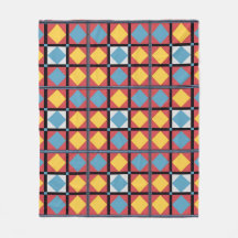 Färgrik geometrisk mönster med abstrakta former